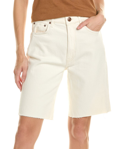 Rag & Bone Vintage Ecru Bermuda Short Jean In White