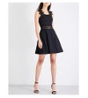 TED BAKER Monaa Lace-Trimmed Cotton-Blend Dress