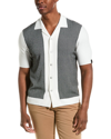 Rag & Bone Herringbone Snap Front Avery Shirt In White