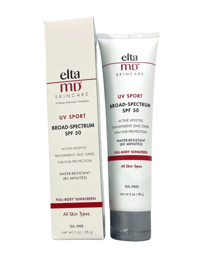 Eltamd Unisex 3oz Uv Sport Broad Spectrum Spf 50 In White