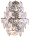 BETHEL INTERNATIONAL BETHEL INTERNATIONAL CHROME & CRYSTAL WALL SCONCE