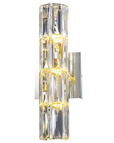 Bethel International Chrome Wall Sconce In Metallic