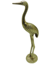 Sagebrook Home 16in Metal Standing Crane In Gold