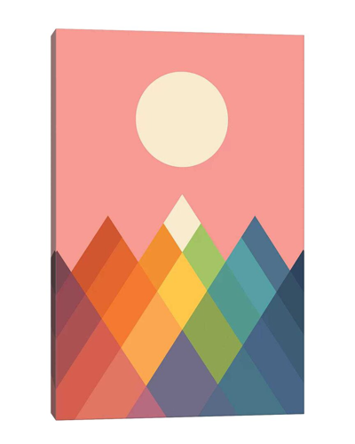 Icanvas Rainbow Peak By Andy Westface Wall Art