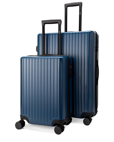 Miami Carryon Ocean 2 Piece Polycarbonate Spinner Luggage Set In Blue