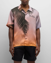 Blue Sky Inn Golden Hour Logo-print Shirt In Golden Gld