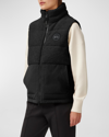 Canada Goose Elora Fleece Black Label Vest In Black