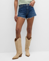 Mother The Dutchie Distressed Denim Shorts In Did You Bring Me