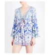 CAMILLA Porcelain Paradise Silk Romper