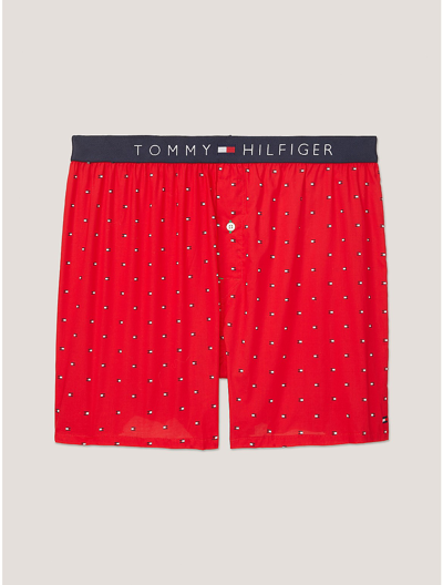 Tommy Hilfiger Fashion Woven Boxer In Mahogany