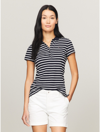 TOMMY HILFIGER SLIM FIT STRIPE STRETCH COTTON POLO