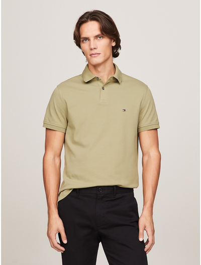 Tommy Hilfiger Regular Fit 1985 Polo In Faded Olive