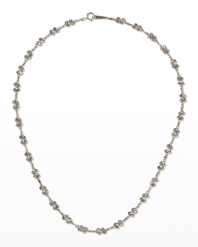 Platinum Born Platinum Florette Bead Necklace In Neutral