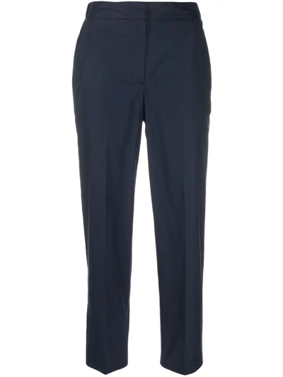 Seventy Elasticated-waist Slim Chinos In Blue