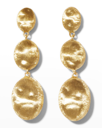 Marco Bicego Siviglia 18k Large 3-drop Earrings In 05 Yellow Gold
