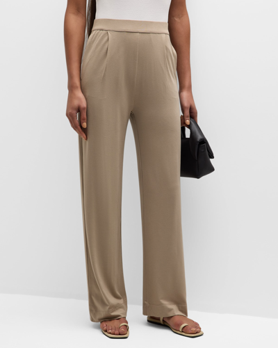 Majestic Soft Touch Trousers In Desert