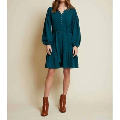 Nation Ltd Talli Dress In Emerald In Green