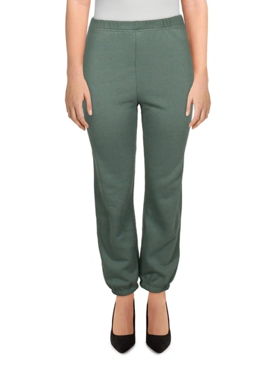 Z Supply Womens Fleece Classic Sweatpants In Green
