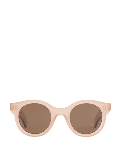 Cutler And Gross Cutler & Gross 1390 Round Frame Sunglasses In Pink
