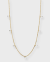 GRAZIELA GEMS 18K YELLOW GOLD FIVE-STATION FLOATING DIAMOND NECKLACE (18K YG SMALL FLOATING NECKLACE)