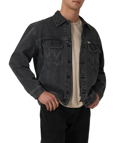 Wrangler Denim Jacket In Black