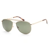 Lacoste Men's 57mm Gold Sunglasses In Gold