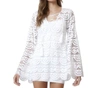 Pq Swim Noah Embroidered Coverup Tunic In White