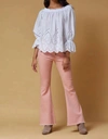 Scandal Italy Buttercup Top In White In White