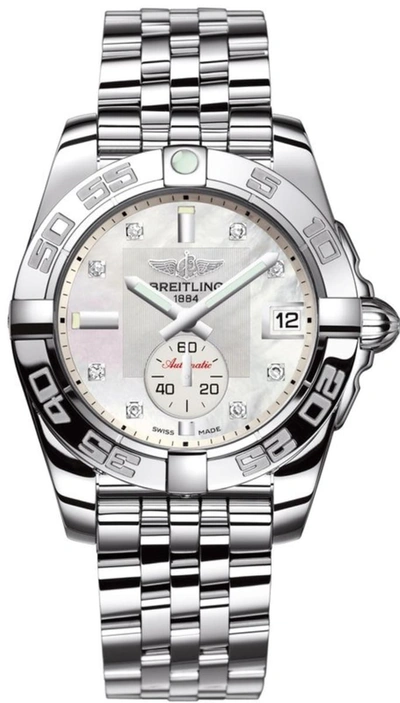 Breitling Women's Galactic 36mm Automatic Watch In Silver