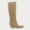 MARC FISHER WOMEN'S CHALLI BOOT IN LIGHT NATURAL