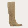 Marc Fisher Challi Pointed Toe Knee High Boot In Brown