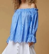 SCANDAL ITALY BUTTERCUP TOP IN BLUE