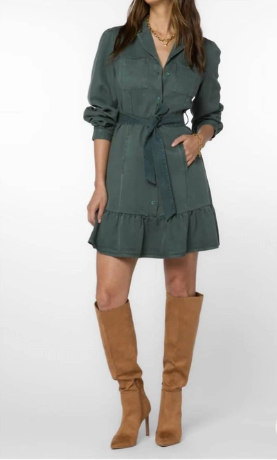 Velvet Heart Bethenny Shirtdress In Green