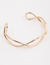 Lovisa Gold Interwoven Wrist Cuff In Gold