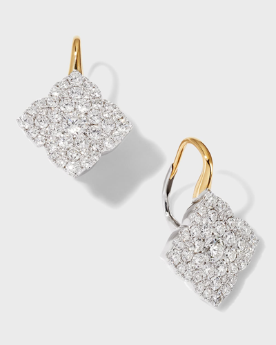 Frederic Sage 18k Yellow And White Gold Fleur D'amour Diamond Earrings