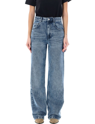 Isabel Marant Bymara Denim Jeans In Blue