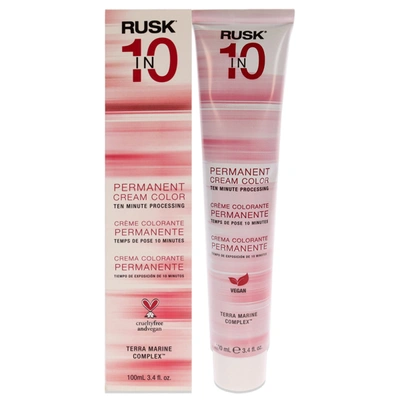 Rusk Permanent Cream Color In10 - 7a Medium Ash Blonde By  For Unisex - 3.4 oz Hair Color In Grey