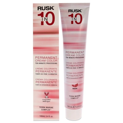 Rusk Permanent Cream Color In10 - 6g Dark Golden Brown By  For Unisex - 3.4 oz Hair Color