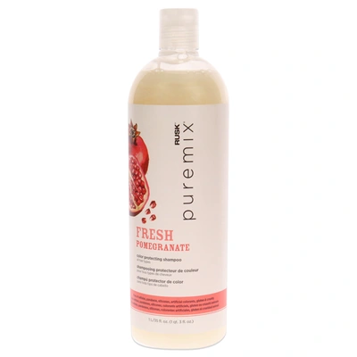 Rusk Puremix Fresh Pomegranate Color Protecting Shampoo By  For Unisex - 35 oz Shampoo In White