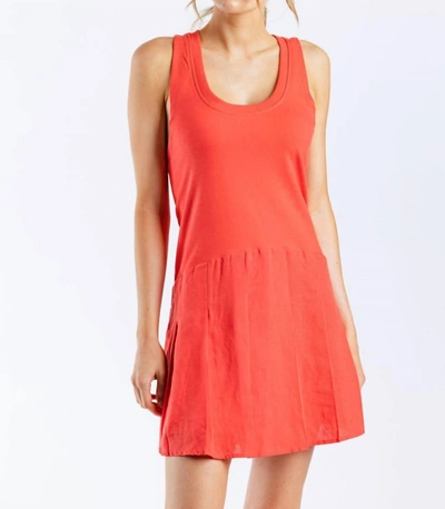 Sundays Marley Dress In Coral Crush In Pink