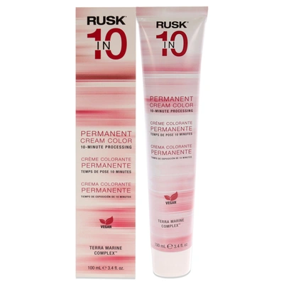 Rusk Permanent Cream Color In10 - 6c Dark Copper Blonde By  For Unisex - 3.4 oz Hair Color In Grey