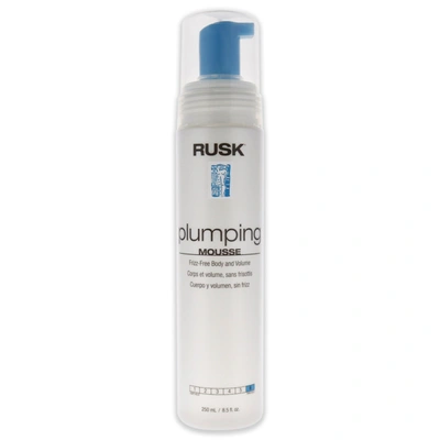 Rusk Plumping Mousse By  For Unisex - 8.5 oz Mousse In White