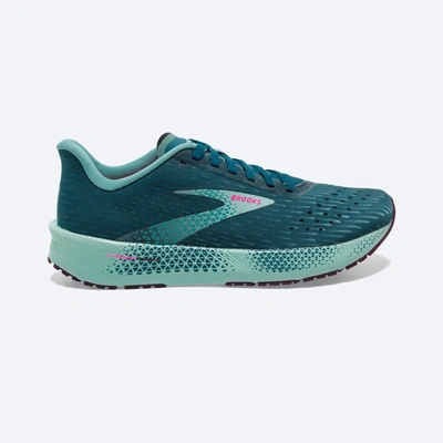 Brooks Women's Hyperion Tempo Road-running Shoes - Medium/b Width In Blue Coral/blue Light/pink In Green