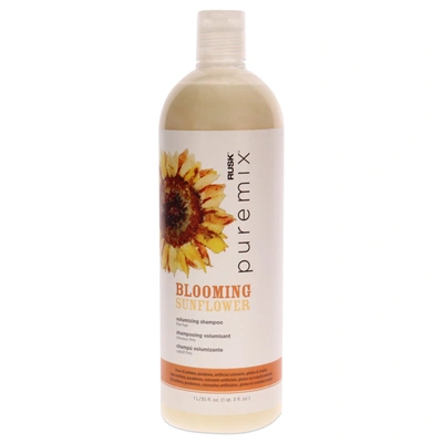 Rusk Puremix Blooming Sunflower Volumizing Shampoo - Fine Hair By  For Unisex - 35 oz Shampoo In White