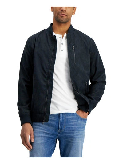 Alfani Men's Perforated Bomber Jacket, Created For Macy's In Multi