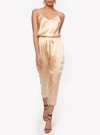 Cami Nyc Carmen Cropped Silk Cargo Pants In Multi