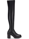 BAR III FERNN WOMENS FAUX LEATHER TALL OVER-THE-KNEE BOOTS