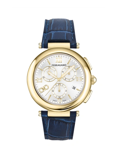 Ferragamo Legacy Chronograph Watch In Multi