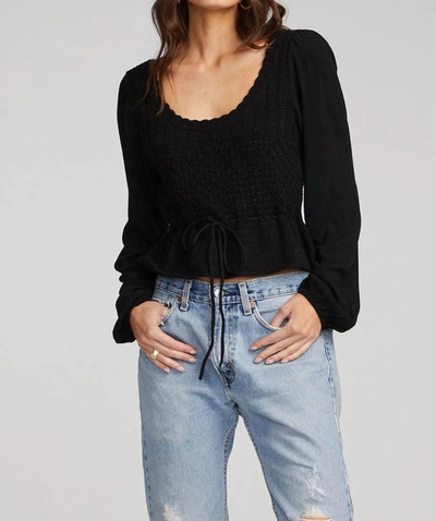 Saltwater Luxe Kirtley Sweater In Black