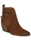 ZODIAC DACEY WOMENS SUEDE WESTERN ANKLE BOOTS